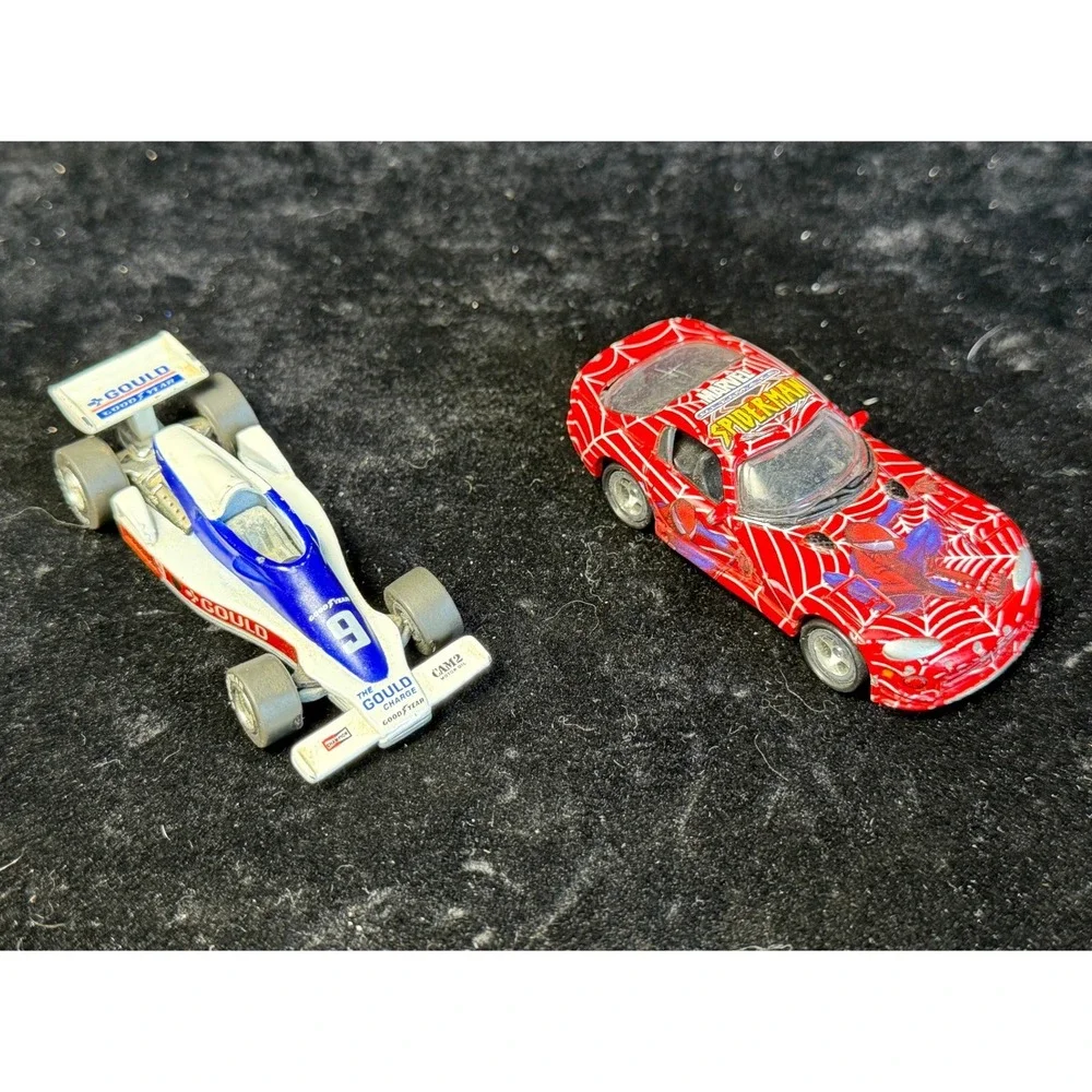 Johnny Lightning: 1979 Indy Car Gould & Marvel Spider-Man Die-Cast Lot, 1:64